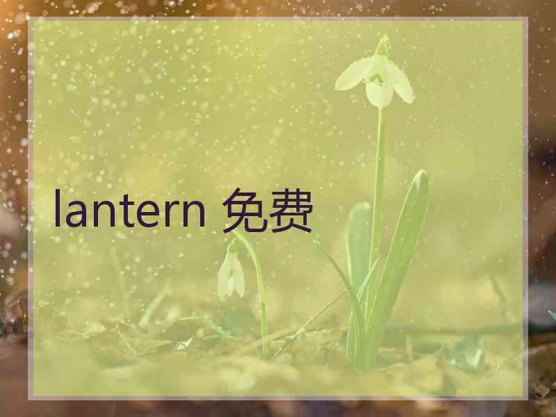 lantern 免费