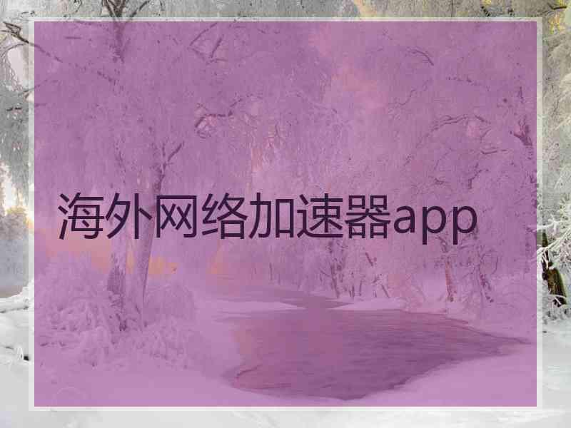 海外网络加速器app