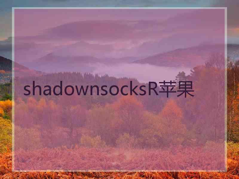 shadownsocksR苹果